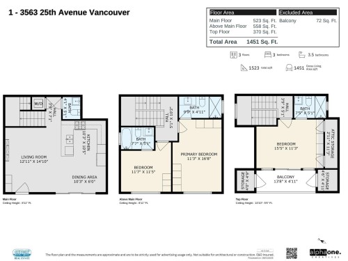 1-3563 25Th Avenue E, Vancouver, BC 