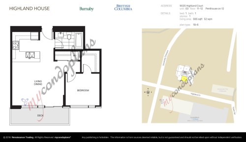 1103-9025 Highland Court, Burnaby, BC 