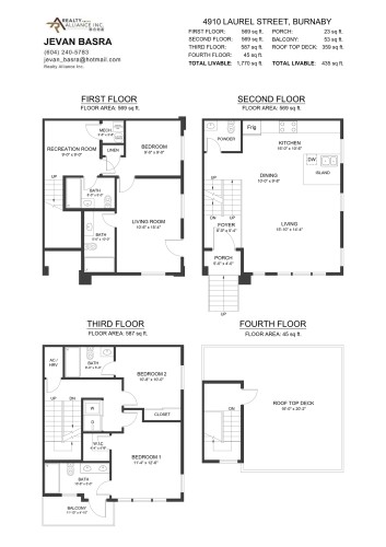 1-4910 Laurel Street, Burnaby, BC 