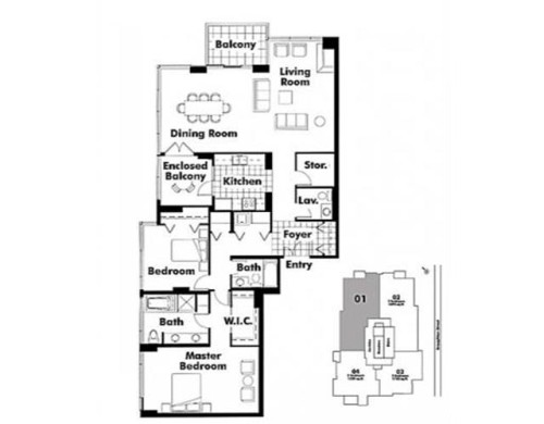 1701-499 Broughton Street, Vancouver, BC 