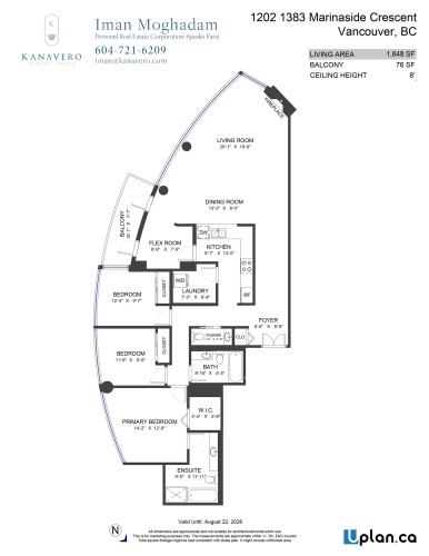 1202-1383 Marinaside Crescent, Vancouver, BC 