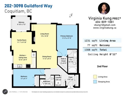 202-3098 Guildford Way, Coquitlam, BC 