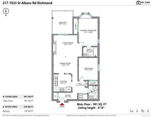 217-7633 St. Albans Road, Richmond, BC 