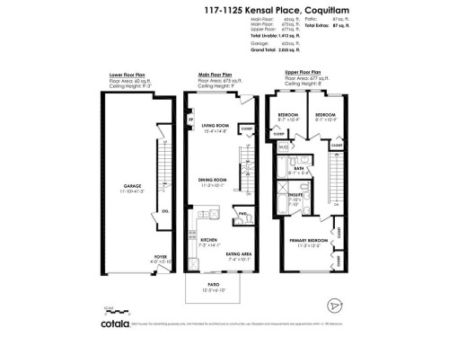 117-1125 Kensal Place, Coquitlam, BC 