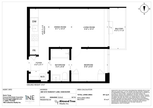 2601-8131 Nunavut Lane, Vancouver, BC 