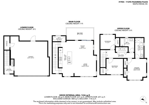 1904-11295 Pazarena Place, Maple Ridge, BC 