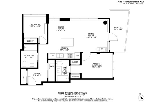 502-172 Victory Ship Way, North Vancouver, BC 