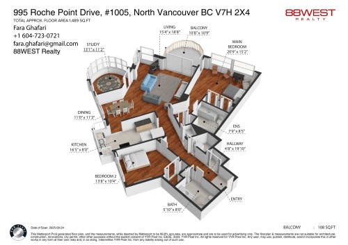 1005-995 Roche Point Drive, North Vancouver, BC 