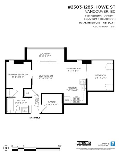 2503-1283 Howe Street, Vancouver, BC 