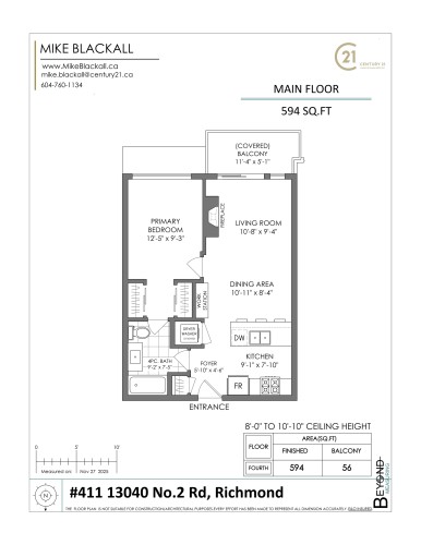 411-13040 No. 2 Road, Richmond, BC 