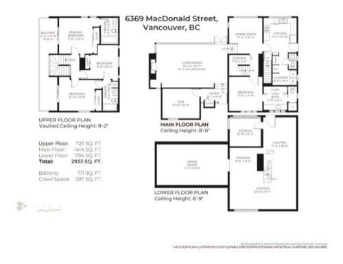 6369 Macdonald Street, Vancouver, BC 