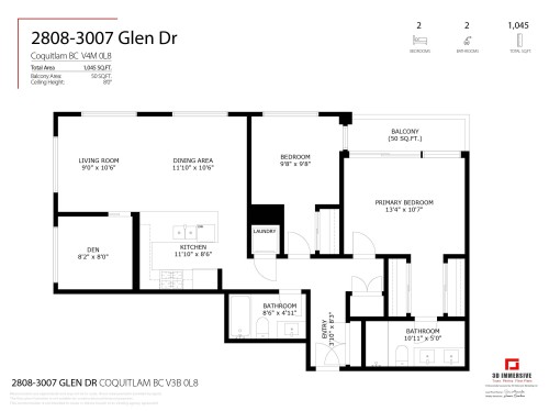 2808-3007 Glen Drive, Coquitlam, BC 