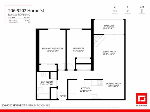 206-9202 Horne Street, Burnaby, BC 