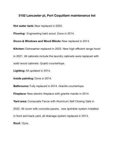 3152 Lancaster Place, Port Coquitlam, BC 