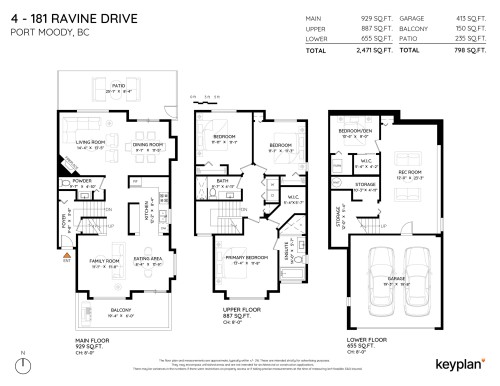 4-181 Ravine Drive, Port Moody, BC 
