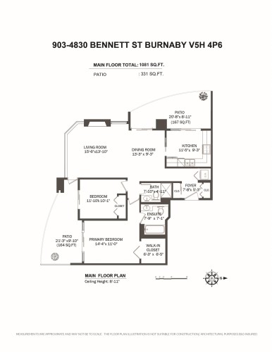 903-4830 Bennett Street, Burnaby, BC 