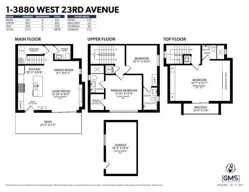 1-3880 23Rd Avenue W, Vancouver, BC 