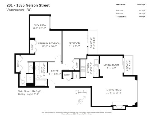 201-1535 Nelson Street, Vancouver, BC 