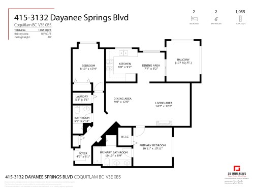 415-3050 Dayanee Springs Boulevard, Coquitlam, BC 