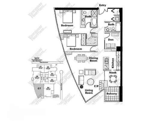1807-198 Aquarius Mews, Vancouver, BC 