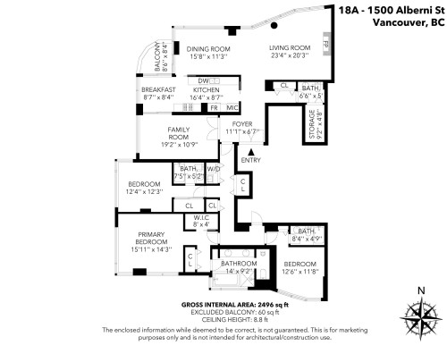 18A-1500 Alberni Street, Vancouver, BC 