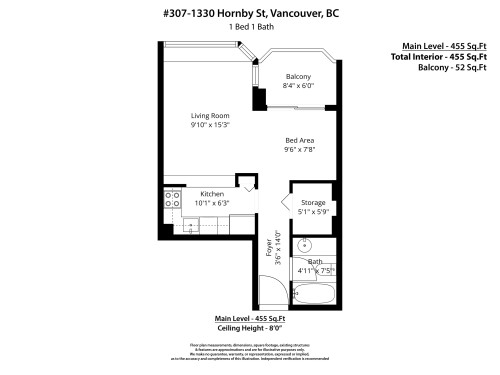 307-1330 Hornby Street, Vancouver, BC 