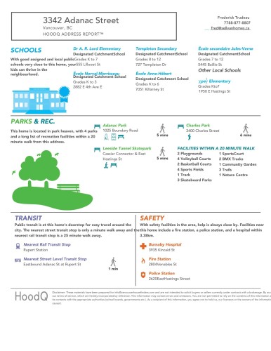 3342 Adanac Street, Vancouver, BC 