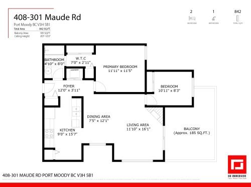 408-301 Maude Road, Port Moody, BC 