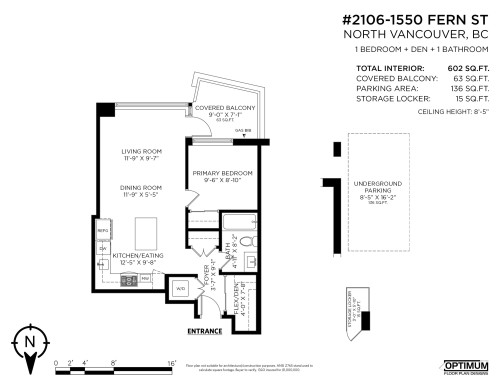 2106-1550 Fern Street, North Vancouver, BC 