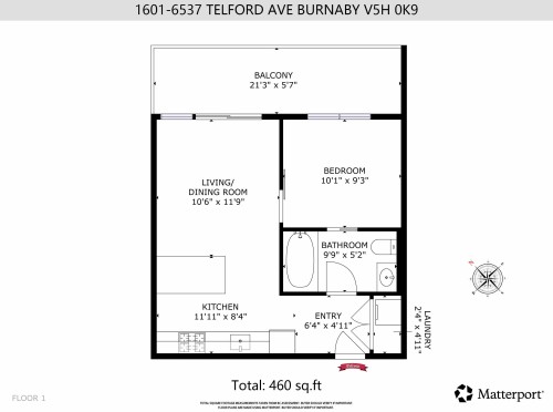 1601-6537 Telford Avenue, Burnaby, BC 