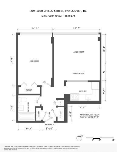 204-1050 Chilco Street, Vancouver, BC 