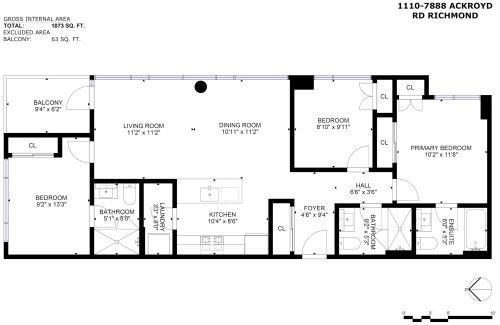 1110-7888 Ackroyd Road, Richmond, BC 