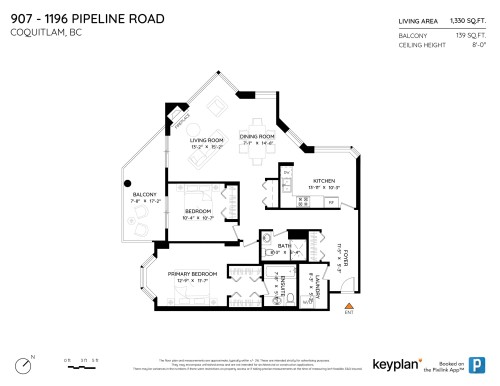907-1196 Pipeline Road, Coquitlam, BC 