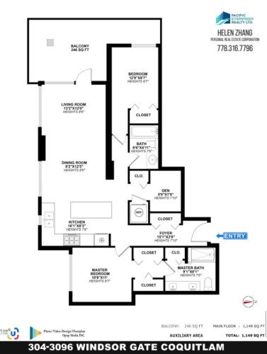 304-3096 Windsor Gate, Coquitlam, BC 