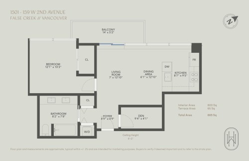 1501-159 2Nd Street W, Vancouver, BC 