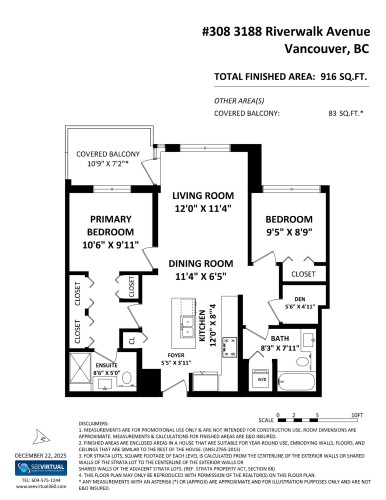 308-3188 Riverwalk Avenue, Vancouver, BC 