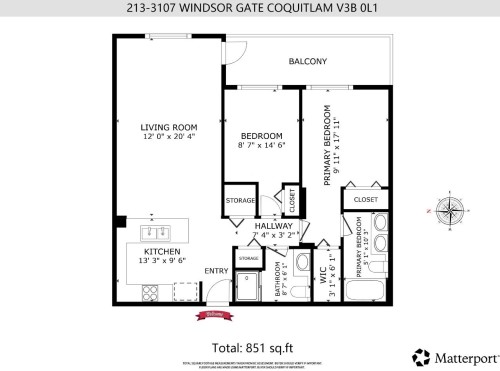 213-3107 Windsor Gate, Coquitlam, BC 