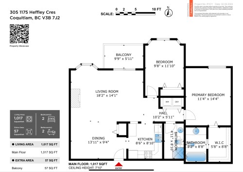 305-1175 Heffley Crescent, Coquitlam, BC 