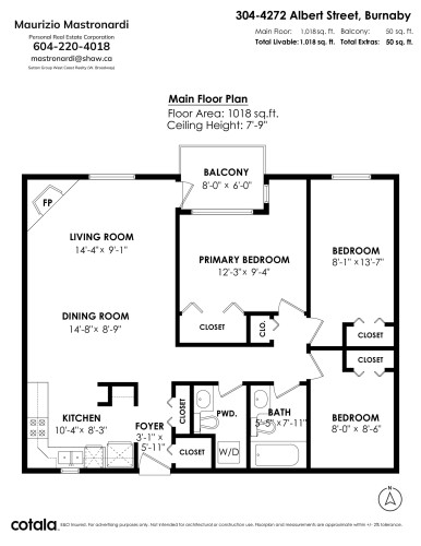 304-4272 Albert Street  Burnaby, BC V5C 2E8