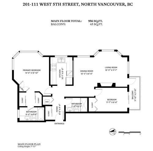 201-111 5Th Street W, North Vancouver, BC 