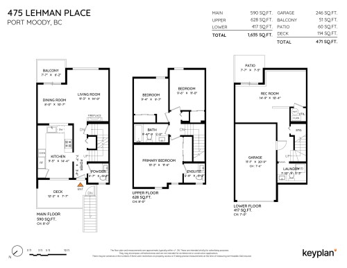 475 Lehman Place, Port Moody, BC 
