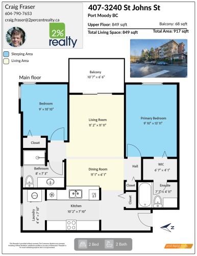 407-3240 St Johns Street, Port Moody, BC 