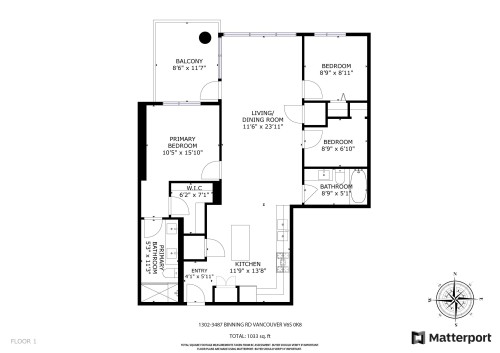 1302-3487 Binning Road, Vancouver, BC 