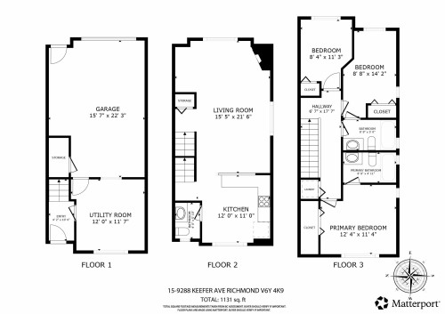 15-9288 Keefer Avenue, Richmond, BC 