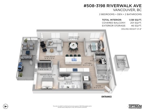 508-3198 Riverwalk Avenue, Vancouver, BC 