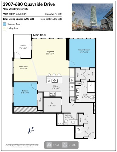 3907-680 Quayside Drive, New Westminster, BC 