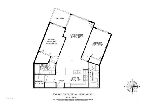 236-5880 Dover Crescent, Richmond, BC 