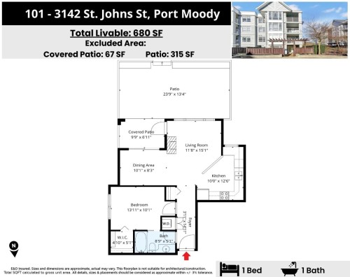 101-3142 St Johns Street, Port Moody, BC 