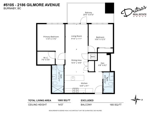 5105-2186 Gilmore Avenue, Burnaby, BC 