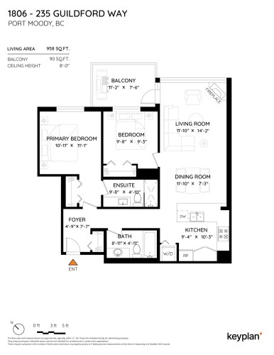 1806-235 Guildford Way, Port Moody, BC 